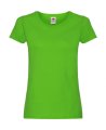 Goedkope Dames T-shirt Fruit of the Loom Lady fit 61-420-0 Lime Green